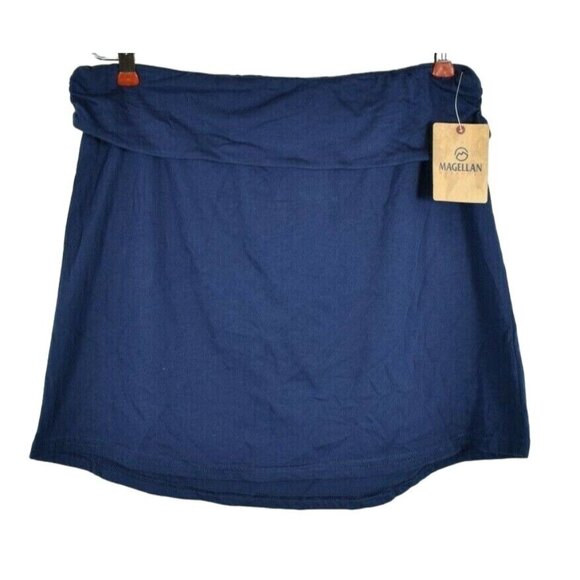 Magellan Outdoors Misses Medium Medieval Blue Knit Skirt Coverup - Picture 6 of 6